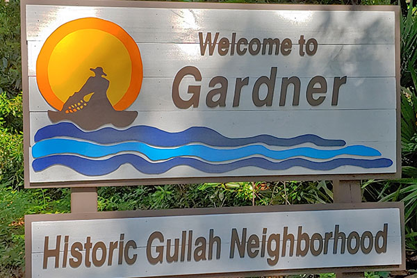 Gardner Neighborhood Sign