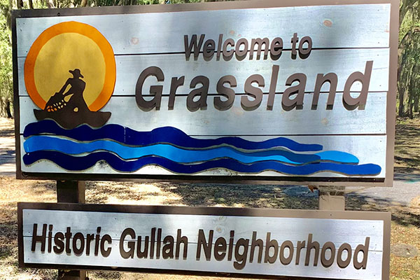 Grassland Neighborhood Sign