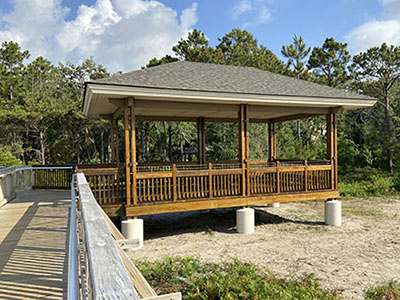 Beach Overlook Pavilion and ramp