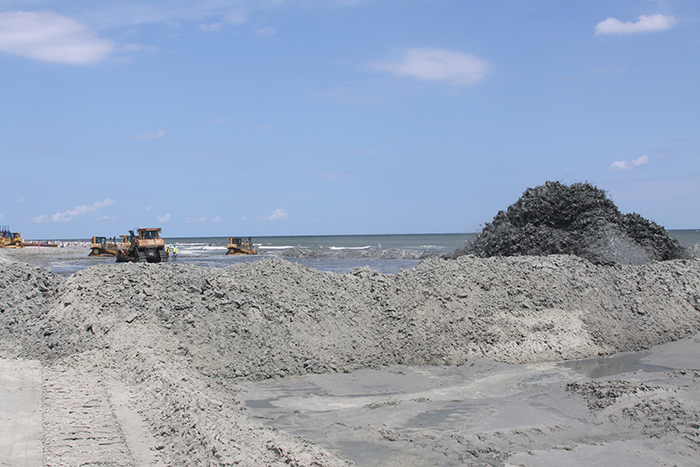 Pumping Sand and Bulldozers