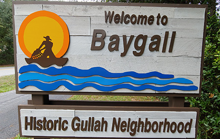 Baygall Neighborhood Sign
