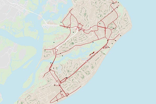 Mapa de caminos públicos