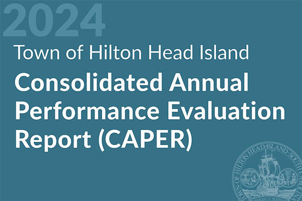 Consolidated Annual Performance Evaluation Report (CAPER) 2024 text with Town Logo