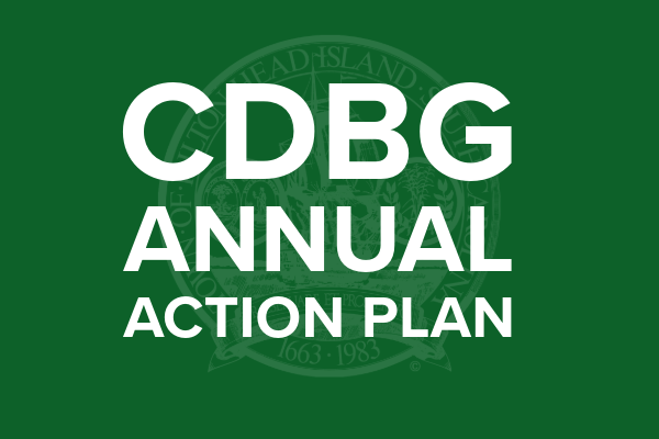 CDBG Annual Action Plan text with Town Logo