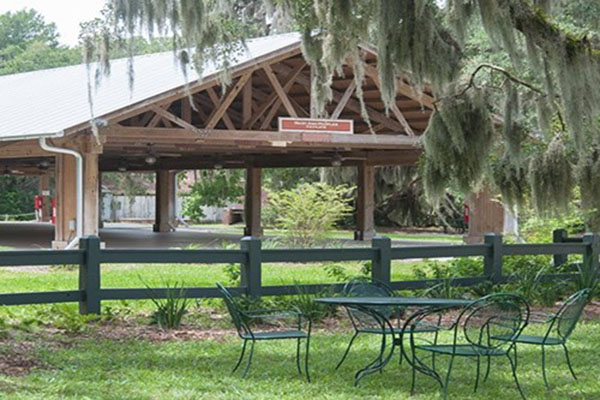 View of Mary Ann Peeples Pavillion