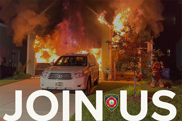 Join Us - House Fire - Fire Rescue Logo