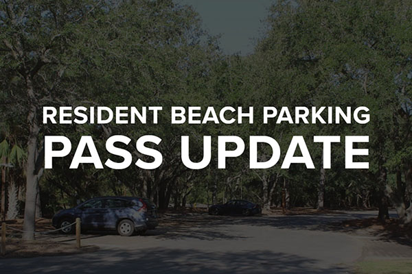 Resident Beach Parking Pass Update