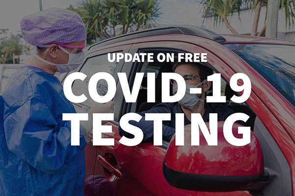 Update on Free COVID-19 Testing