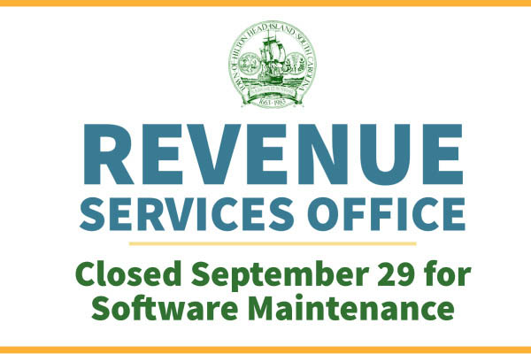 Revenue Services Office Closed September 29 for Software Maintenance