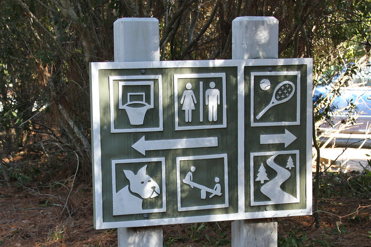 Activity Directional Sign