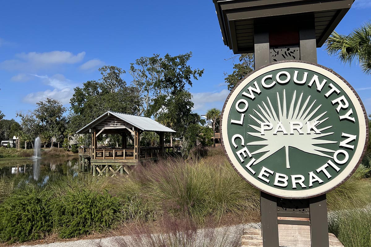 Lowcountry Celebration Park Sign